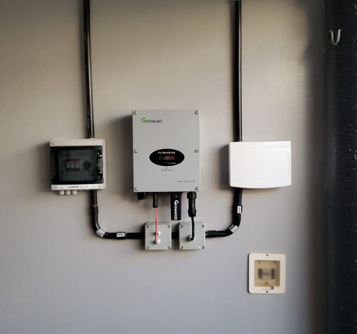 Instalação na casa da Dona Gorete